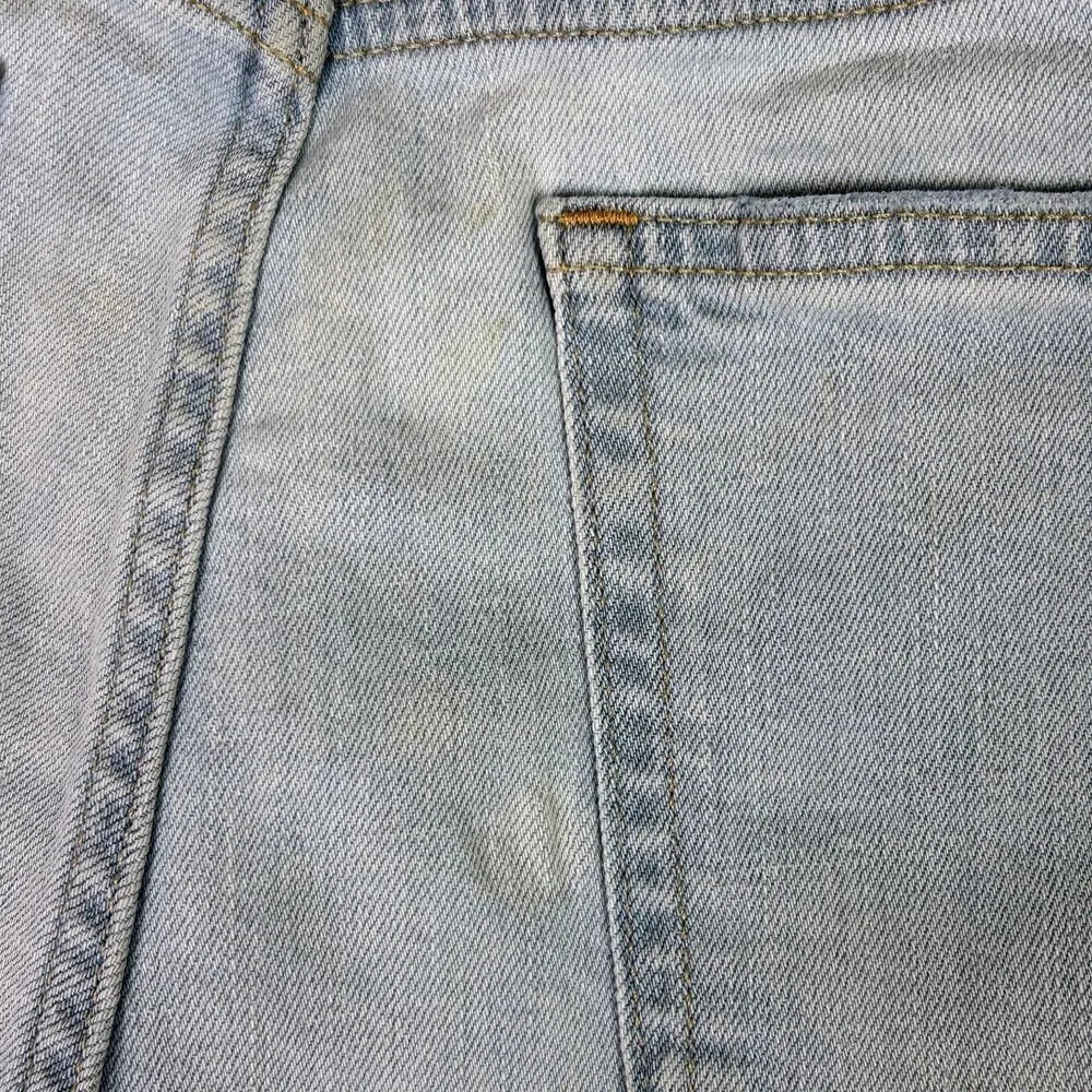Gap Relaxed Bermuda Shorts Light Indigo Blue Wash Cut Offs Denim Sz 10 T Tall